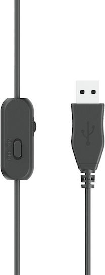 Trust HS-250 Over Ear Multimedia Headphone with Microphone USB-A