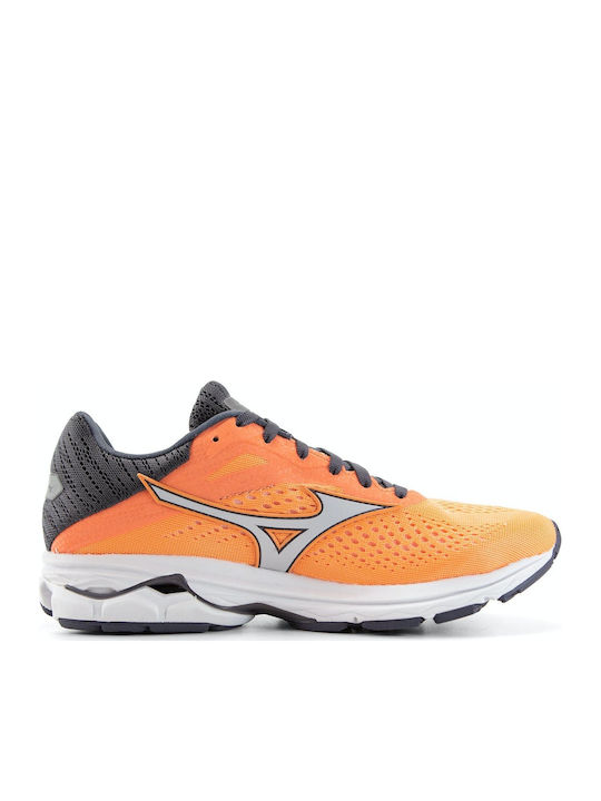 Mizuno Wave Rider 23 Γυναικεία Αθλητικά Παπούτσια Running Πορτοκαλί