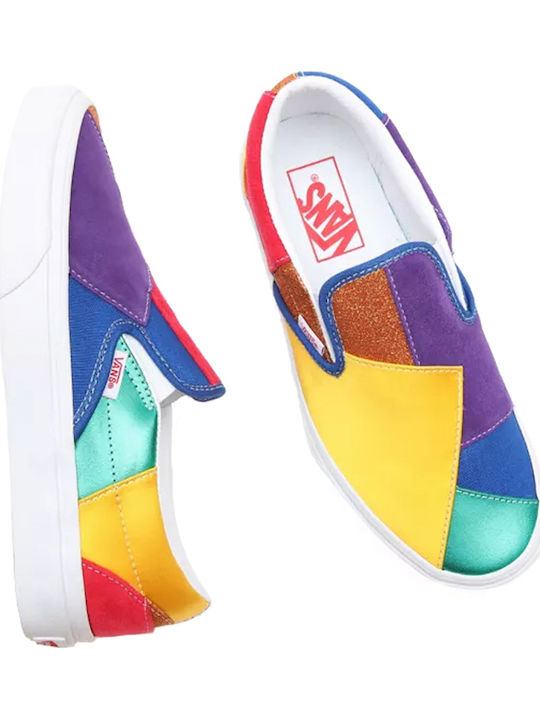 Vans Classic Pride Women's Canvas Slip-Ons Yellow