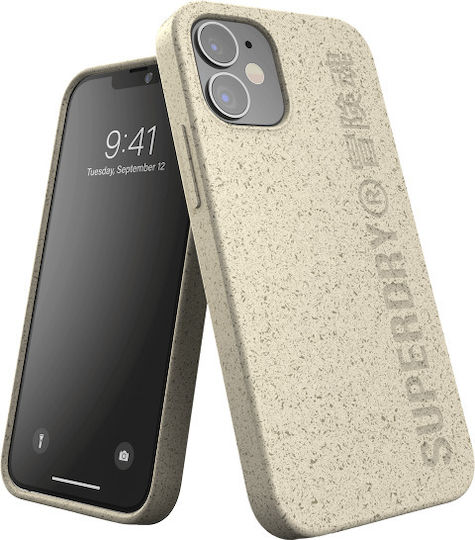 Superdry Snap Задна корица Пластмаса Бежов (iPhone 12 / 12 Pro)