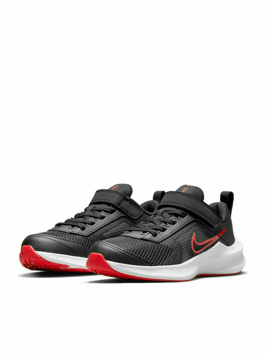 Nike Αthletische Kinderschuhe Laufen Downshifter 11 Black / University Red