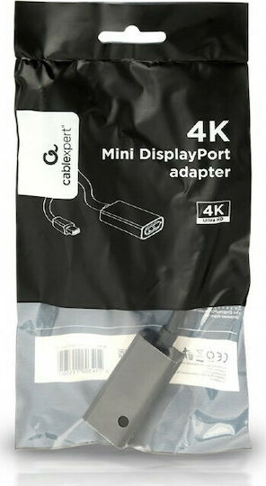 Cablexpert Convertor mini DisplayPort masculin în DisplayPort feminin 1buc A-mDPM-DPF4K-01