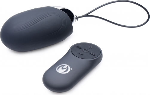XR Thunder Egg 21x Egg Vibrator with Remote Control Black