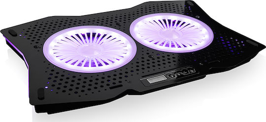 Modecom MC-CF18 RGB Cooling Pad for Laptop up to 18" with 2 Fans