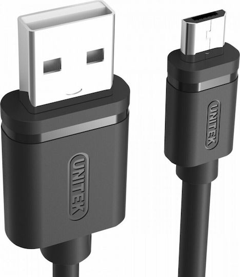 Unitek Regulär USB 2.0 auf Micro-USB-Kabel Schwarz 1.5m (Y-C434GBK) 1Stück