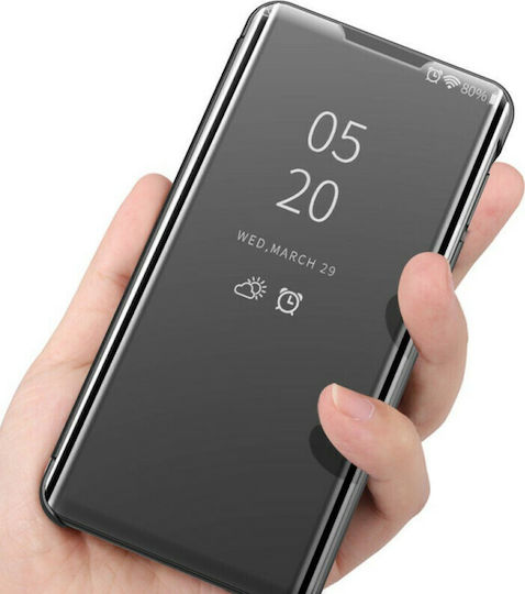 Hurtel Clear View Book Plastic Negru (Redmi Note 10 / 10s / Poco M5s)