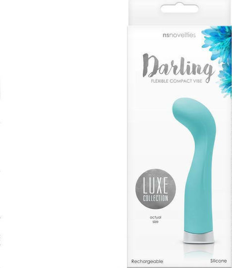 Ns Novelties Luxe Darling Δονητής G-Spot Turquoise