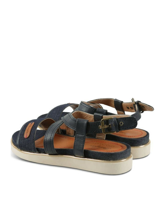 Sunshine Karen Γυναικεία Σανδάλια Navy Μπλε