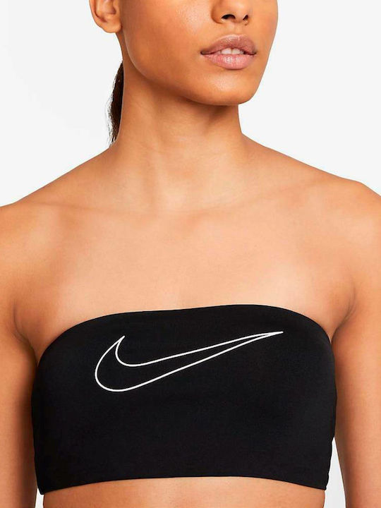 Strapless Bikini Top Μαύρο