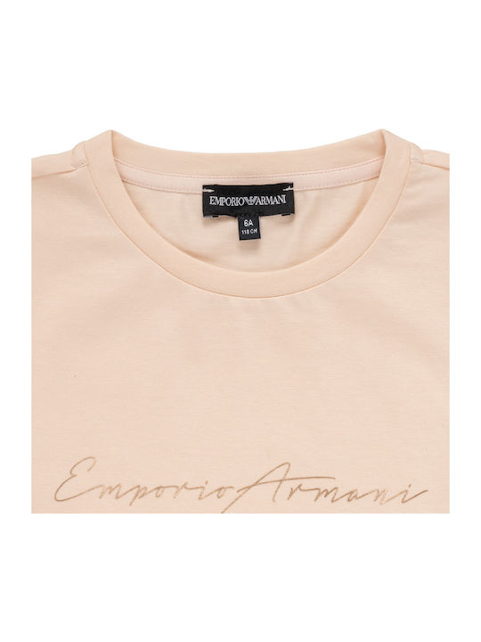 Kinder-T-Shirt Rosa Armel