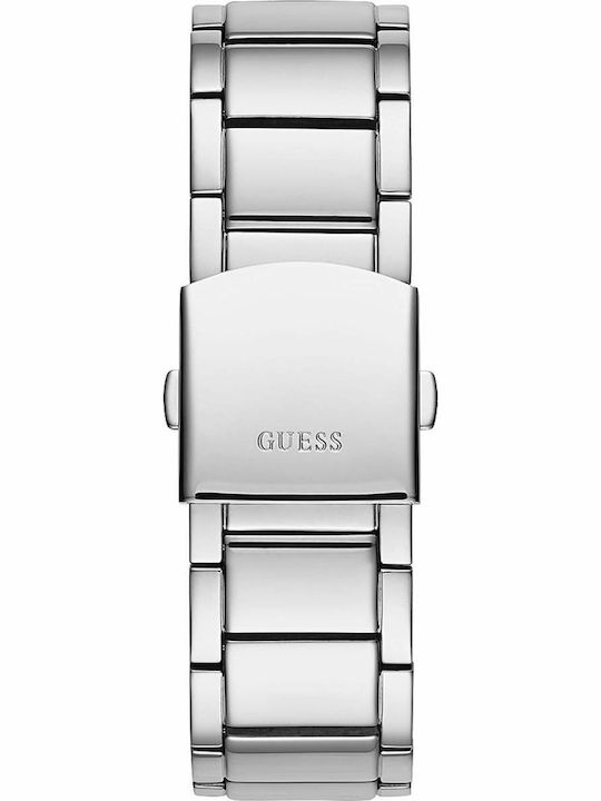 Guess Pegasus Men's Watch 45mm with Silver Metal Bracelet