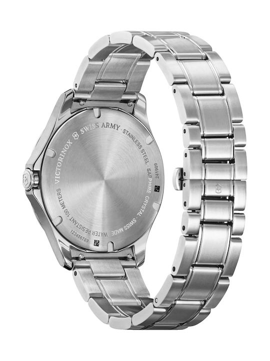 Victorinox Alliance Men's Watch 40mm Battery with Silver Metal Bracelet