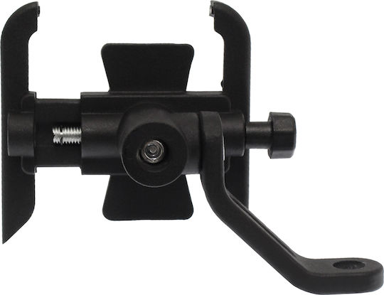 Mount Phone Motorcycle with Adjustable Arm for Mirror Metallic 60mm-95mm