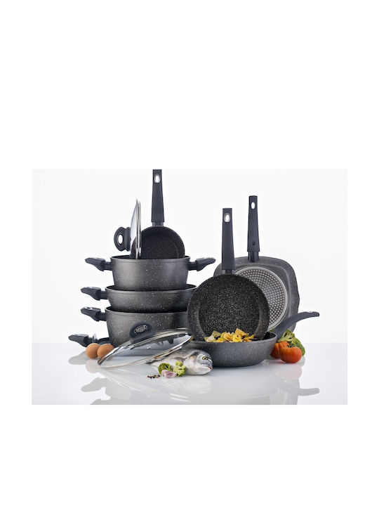 Bergner Orion Wok made of Aluminum with Non-Stick Coating 28cm