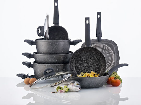 Bergner Orion Wok din Aluminiu cu Strat Antiaderent 28cm