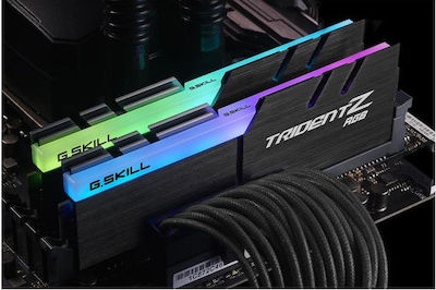 G.Skill TridentZ RGB 32GB DDR4 RAM με 2 Modules (2x16GB) και Ταχύτητα 3866 για Desktop