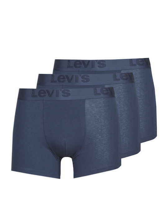 Herren Boxershorts Blue 3Packung