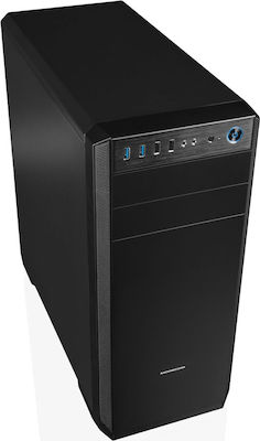 Modecom Oberon Pro LE Midi Tower Computer Case with Window Panel Black