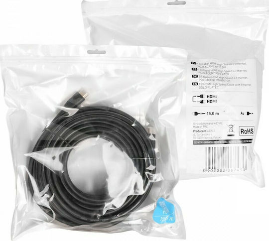 Tb Energy HDMI 2.0 Kabel HDMI-Stecker - HDMI-Stecker 10m Schwarz