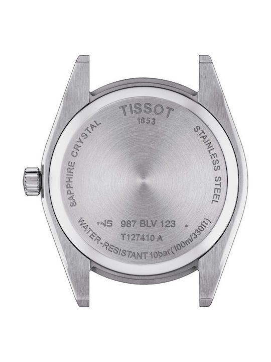 Tissot T-Classic Men's Watch 40mm Battery with Silver Metal Bracelet
