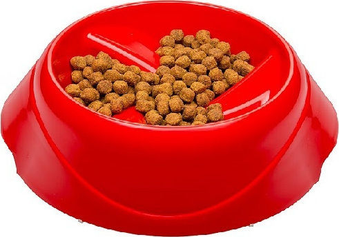 Ferplast Magnus Plastic Food Bowl Slow Feeder for Dog & Cat with Stand 500ml 10cm Various Colors