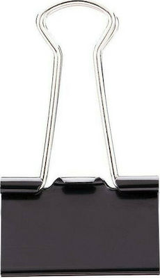 Exas Paper Clip Metallic 309-2102 41mm Black 12pcs