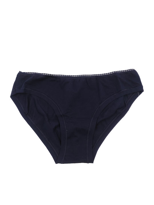 Tai Βαμβακερά Women's Slip 3Pack Blue Dark-White