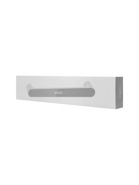 Ecoco Schiene Badezimmer Einzel Wandmontage Saugnapf ​47.7x3.5cm Gray