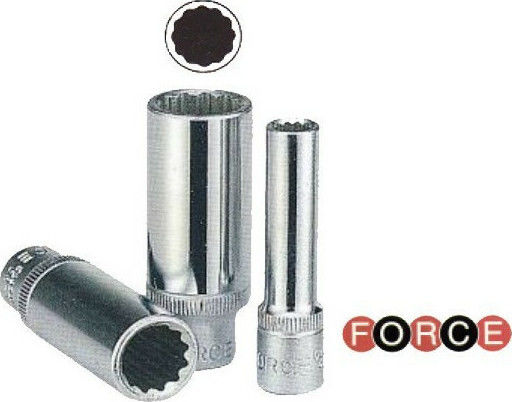 Force Socket Phillips Long with Square Drive 1/4" Diameter 10mm