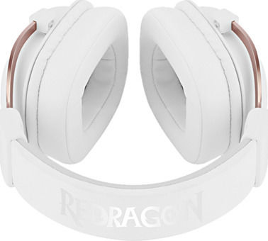 Redragon H510 Zeus Über Ohr Gaming-Headset mit Verbindung 3,5mm / USB Weiß
