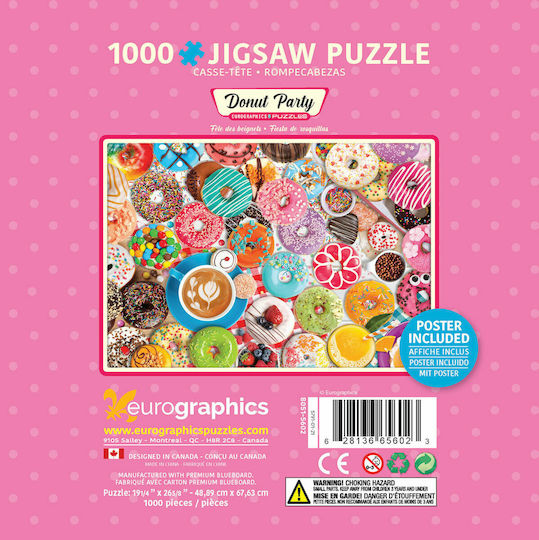 Donut Party Puzzle 2D 1000pcs