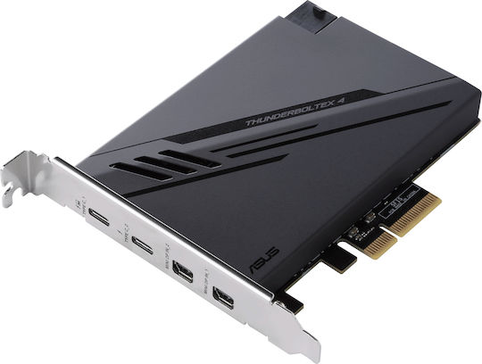 Asus PCIe Controller with 4 Mini DisplayPort / Thunderbolt 3 / USB 2.0 / USB 3.2 Ports ThunderboltEX 4