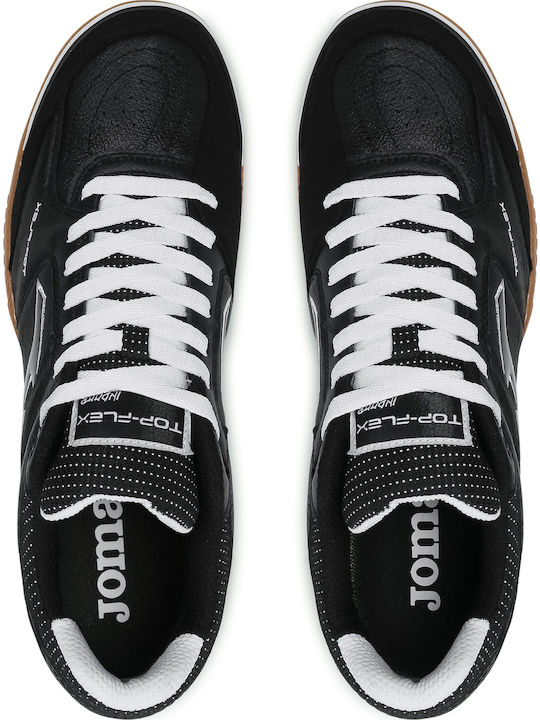 Joma Top Flex Ποδοσφαιρικά Παπούτσια Σάλας IN Μαύρα