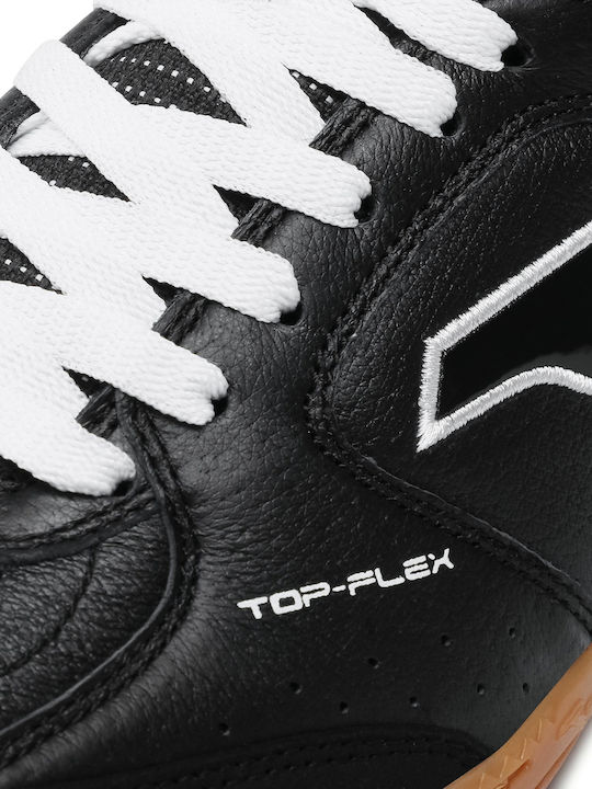 Joma Top Flex Ποδοσφαιρικά Παπούτσια Σάλας IN Μαύρα