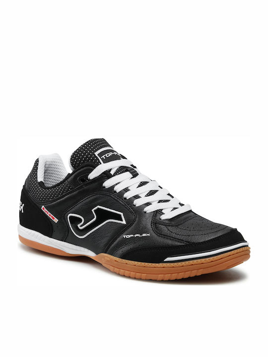 Joma Top Flex Ποδοσφαιρικά Παπούτσια Σάλας IN Μαύρα