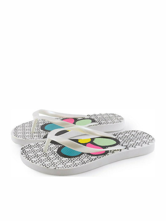 Παιδικές Σαγιονάρες Flip Flops Λευκές