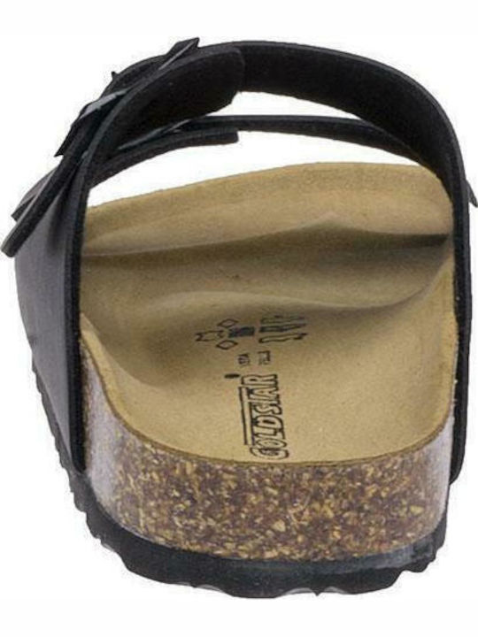 GS1800W Flache Sandalen für Damen in Schwarz Farbe