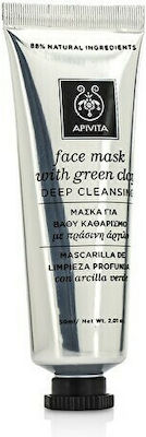 Apivita Μάσκα για Βαθύ Καθαρισμό με Πράσινη Άργιλο 50ml