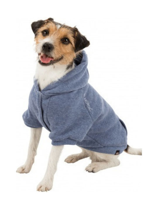 Trixie Nordic Sweatshirt Dog Hooded Sweatshirt Medium in Blue color 45cm.