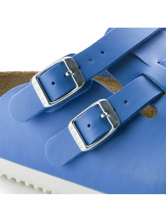 Birkenstock Kay SL Professional Γυναικεία Δερμάτινα Ανατομικά Σαμπό Μπλε