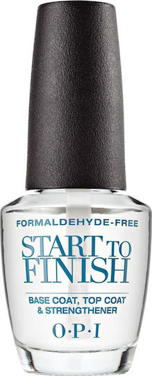 OPI Start To Finish Top Coat pentru lacuri de unghii obișnuite 15ml