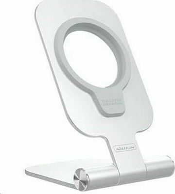 Nillkin Maglock MagSafe Charging Stand in Silver Colour