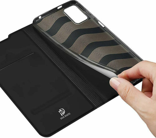 Dux Ducis Skin Pro Book Δερματίνης Μαύρο (Redmi Note 10 5G / Poco M3 Pro)