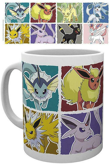 GB eye Pokemon - Eevee Evolution Mug Ceramic Multicolored 300ml