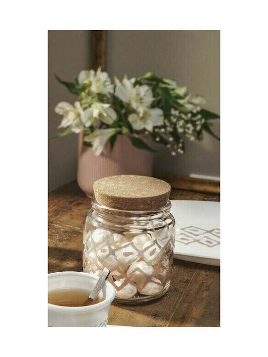 Bormioli Rocco Manolibera Fido General Use Glass Vase with Cork Transparent 750ml 1 Piece
