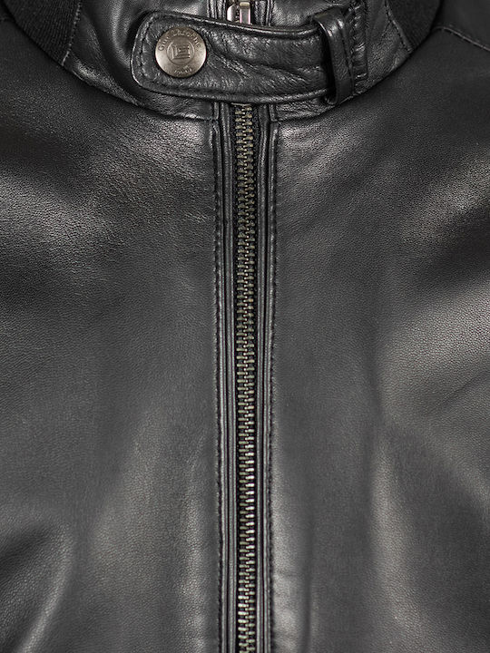 722 Leather Jacket Black
