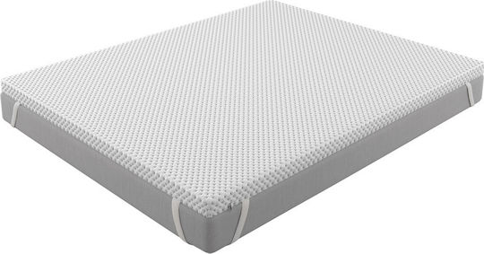Greco Strom Mattress Topper Latex Comfort Plus Single Latex with Removable Cover & Elastic Straps 90x190x5cm