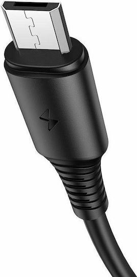 Borofone BX47 Coolway Regulär USB 2.0 auf Micro-USB-Kabel Schwarz 1m 1Stück