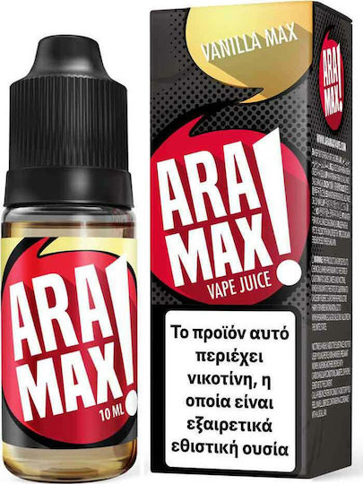 Aramax Έτοιμο Υγρό Αναπλήρωσης Max Vanilla Vanilla 6mg 10ml