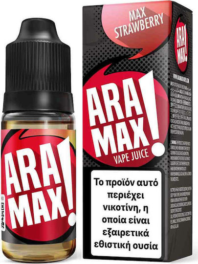 Aramax Lichid de Reumplere Gata Max Strawberry cu Aromă de Fructat 6mg 10ml